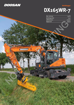 Bageri na kotačima Doosan DX165WR-7