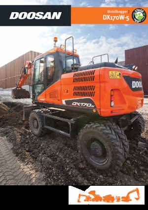 Bageri na kotačima Doosan DX170W-5