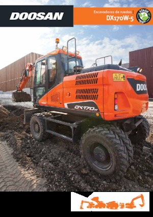 Bageri na kotačima Doosan DX170W-5