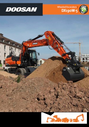 Bageri na kotačima Doosan DX190W-5