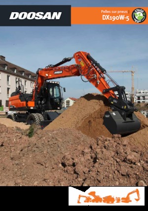 Bageri na kotačima Doosan DX190W-5