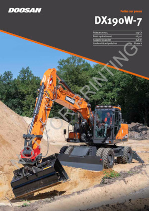 Bageri na kotačima Doosan DX190W-7