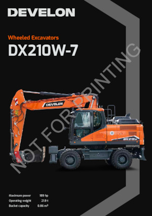Bageri na kotačima Develon DX210W-7 