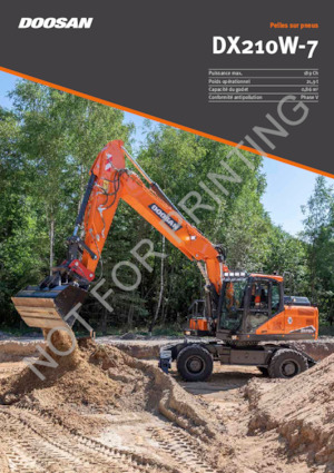 Bageri na kotačima Doosan DX210W-7