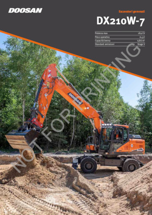 Bageri na kotačima Doosan DX210W-7