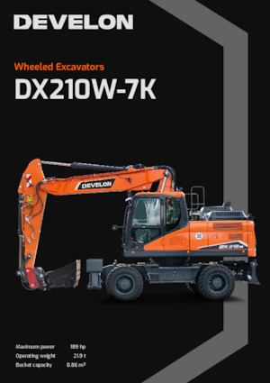 Bageri na kotačima Develon DX210W-7K