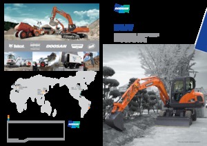 Bageri na kotačima Doosan DX55W
