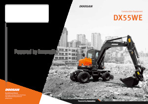 Bageri na kotačima Doosan DX55WE