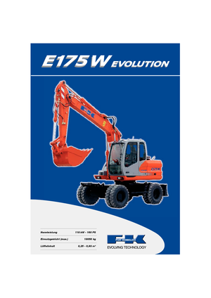 Bageri na kotačima Fiat Kobelco E 175 WT