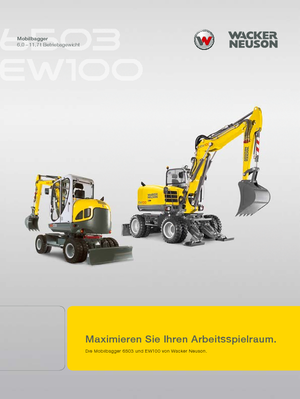 Bageri na kotačima Wacker Neuson EW 100