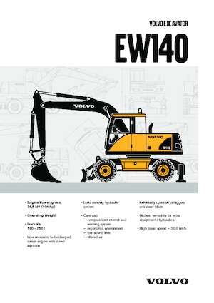 Bageri na kotačima Volvo EW140