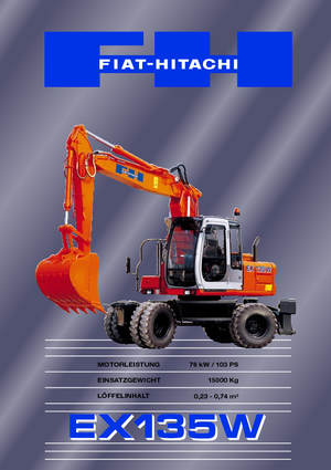 Bageri na kotačima Fiat-Hitachi EX 135 W
