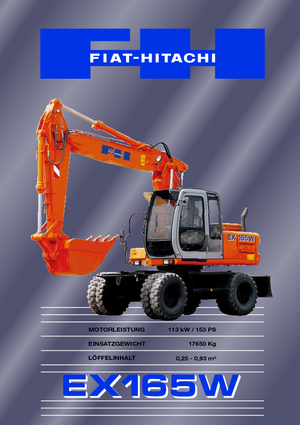 Bageri na kotačima Fiat-Hitachi EX 165 W