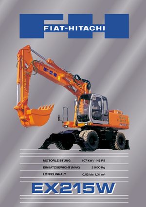 Bageri na kotačima Fiat-Hitachi EX 215 W