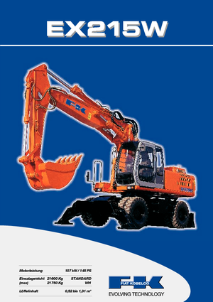 Bageri na kotačima Fiat Kobelco EX 215 WT
