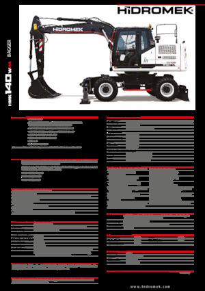 Bageri na kotačima Hidromek HMK 140 W