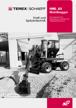 Bageri na kotačima Terex-Schaeff HML 23