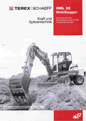 Bageri na kotačima Terex-Schaeff HML 32