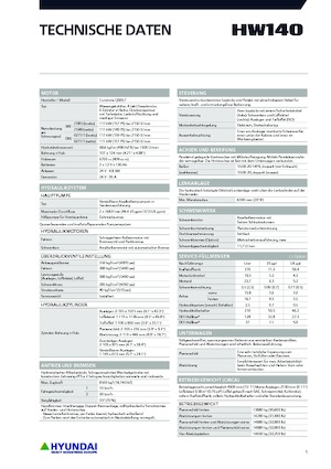 Bageri na kotačima Hyundai HW140