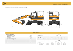 Bageri na kotačima JCB JS 130 W
