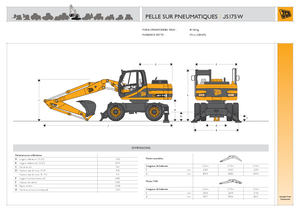 Bageri na kotačima JCB JS 175 W