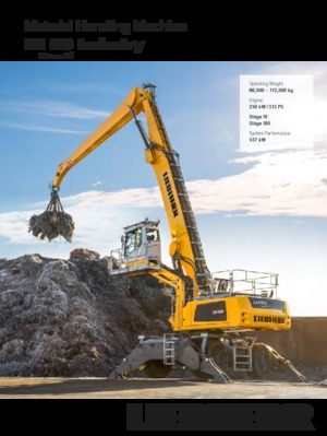 Rukovanje materijalom Liebherr LH 80 M High Rise Industry Litronic