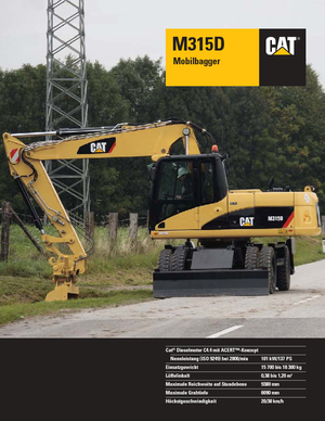 Bageri na kotačima Caterpillar M315D VAH