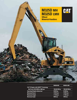 Bageri na kotačima Caterpillar M325D L MH