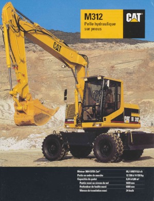 Bageri na kotačima Caterpillar M312