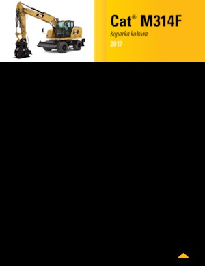 Bageri na kotačima Caterpillar M314F