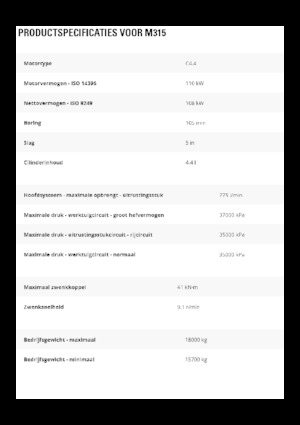 Bageri na kotačima Caterpillar M315