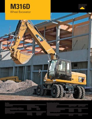 Bageri na kotačima Caterpillar M316D