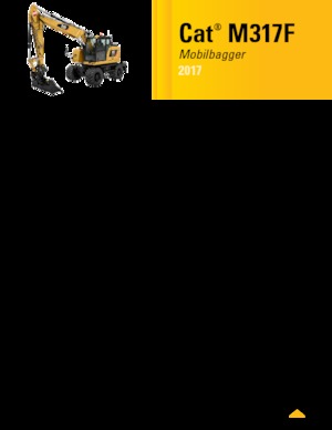 Bageri na kotačima Caterpillar M317F