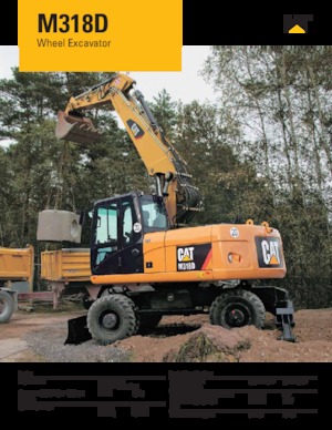 Bageri na kotačima Caterpillar M318D