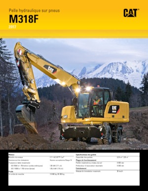 Bageri na kotačima Caterpillar M318F