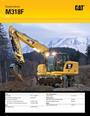 Bageri na kotačima Caterpillar M318F
