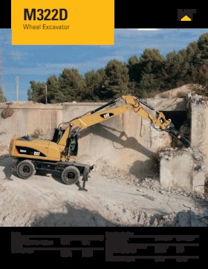 Bageri na kotačima Caterpillar M322D