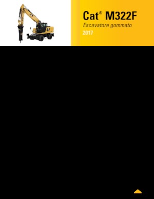 Bageri na kotačima Caterpillar M322F