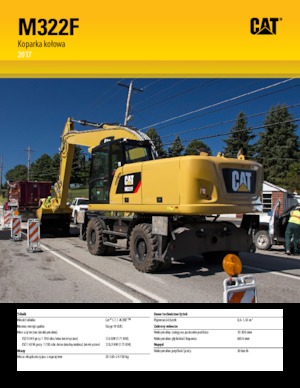 Bageri na kotačima Caterpillar M322F