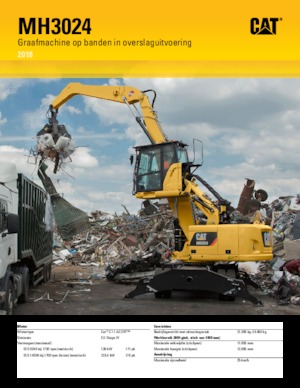 Rukovanje materijalom Caterpillar MH3024