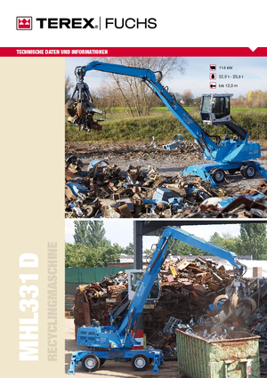 Rukovanje materijalom Terex-Fuchs MHL 331 D