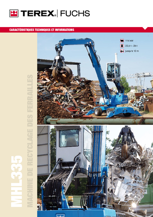 Rukovanje materijalom Terex-Fuchs MHL 335