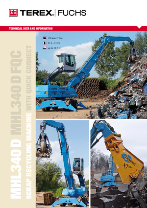 Rukovanje materijalom Terex-Fuchs MHL 340 D