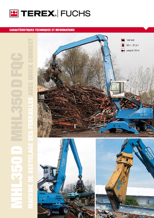 Rukovanje materijalom Terex-Fuchs MHL 350 D