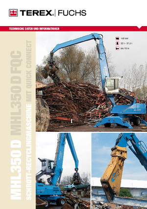 Rukovanje materijalom Terex-Fuchs MHL 350 D