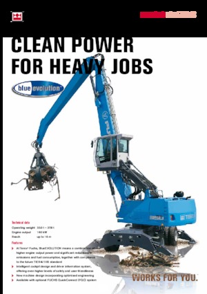 Rukovanje materijalom Terex-Fuchs MHL 350