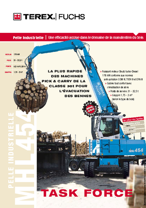 Rukovanje materijalom Terex-Fuchs MHL 454