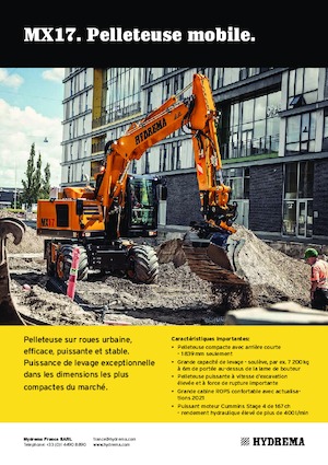 Bageri na kotačima Hydrema MX 17