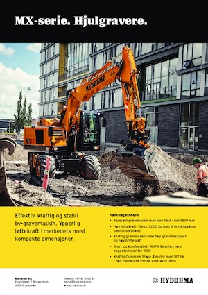 Bageri na kotačima Hydrema MX 17