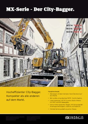 Bageri na kotačima Hydrema MX 14